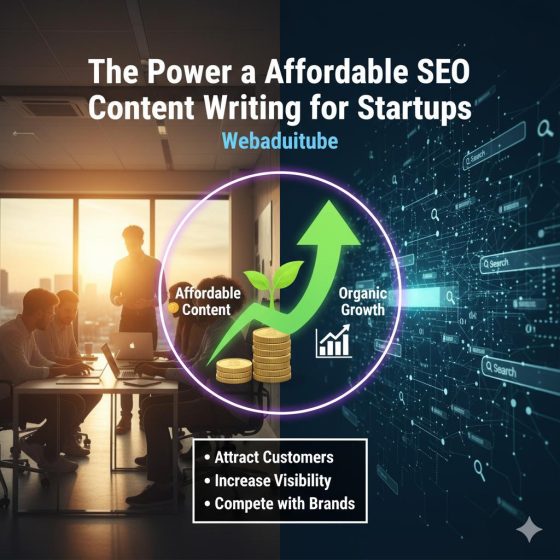 Icons representing driving traffic, building trust, and improving conversions, highlighting the benefits of SEO-friendly content writing Services.